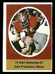 1972 Sunoco Stamps      591     Earl Edwards
